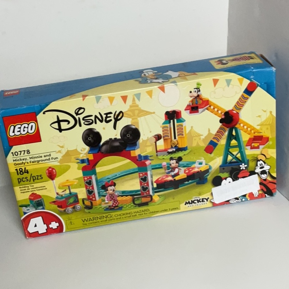 LEGO 10778 Disney Mickey Mouse Fun Fair Set - Red, Yellow, Blue